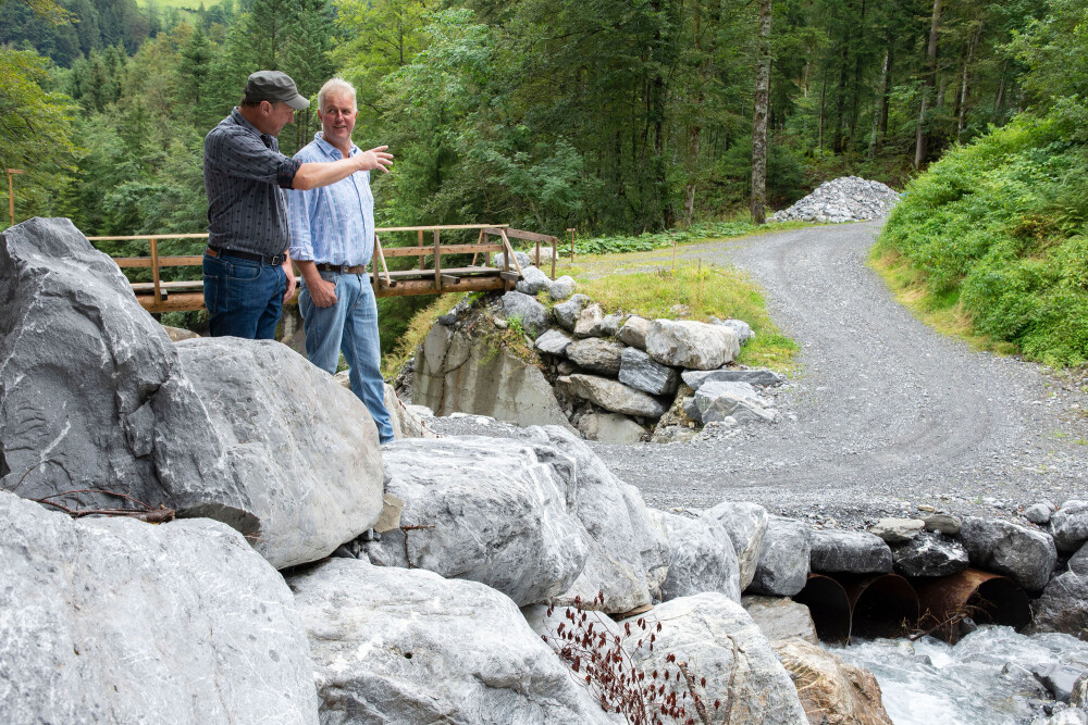 Zufahrtsweg zur Alp Arni in Wolfenschiessen, Nidwalden