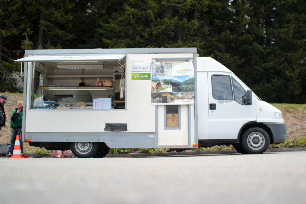 Marktfahrzeug der Kooperative Prodotti del Moesano