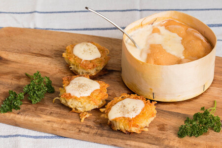 Vacherin mit Rösti-Tätschli